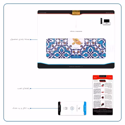 برچسب پوششی ماهوت مدل Homa Tile مناسب برای تبلت سونی Xperia Tablet Z LTE 2013