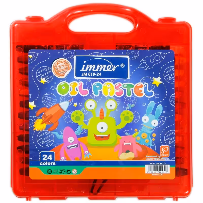 پاستل 24 رنگ ایمر کد JM 619-24