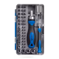 ست بیت و بکس 48 پارچه با دسته جغجغه ای