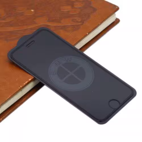 گلس طرحدار آیفون iPhone 7/8 مشکی