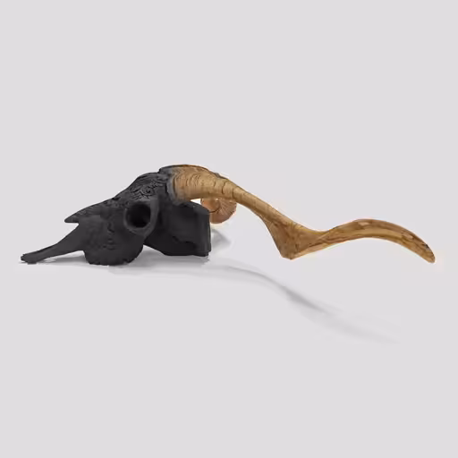 دیوارکوب طرح جمجمه قوچ کد Irz321 رنگ مشکی
