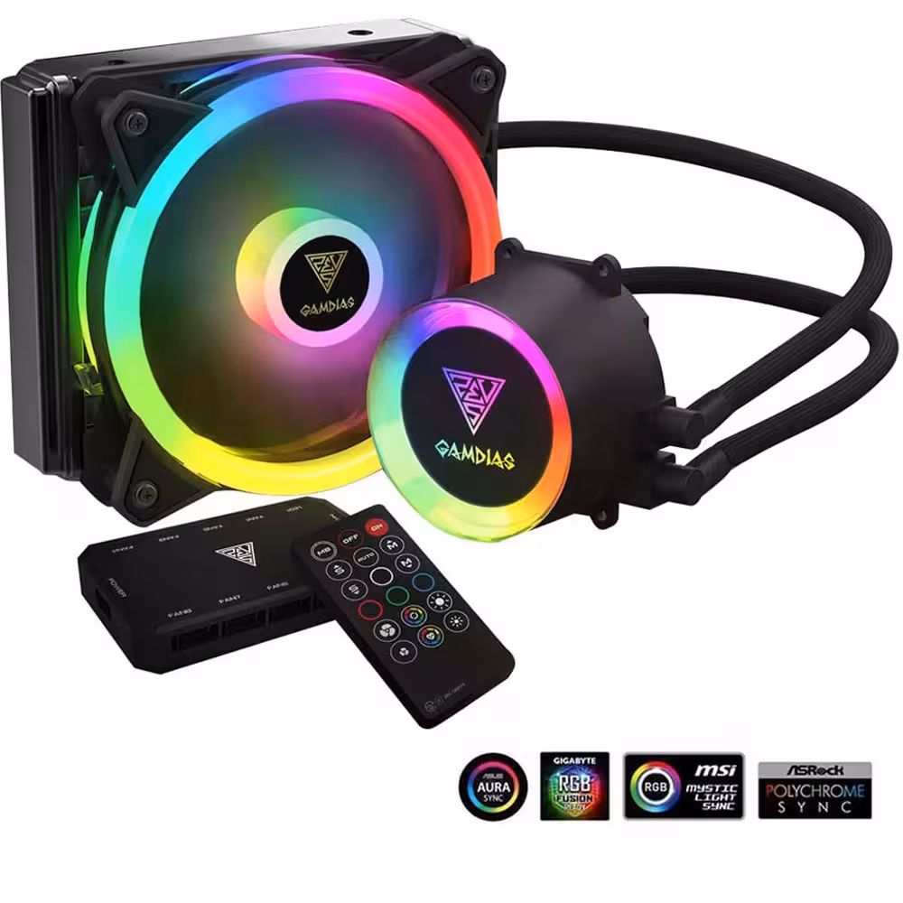 فن خنک کننده سی پی یو گیم دیاس مدل GAMEDIAS CHIONE E2-120R