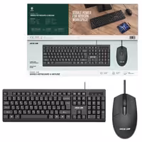کیبورد و موس سیمدار گرین لاین مدل Green Lion GKM-100 Wired Keyboard And Mouse