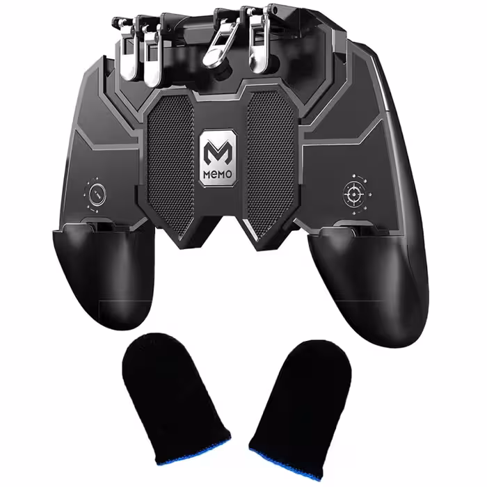 دسته بازی PubG ممو مدل AK66 به همراه آستین کنترل کننده انگشت کد M10867