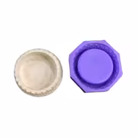 قالب سیلیکونی کاسه گرد مشجر قطر 12ارتفاع 4 سانت