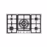 اجاق گاز رومیزی پنج شعله‌ مدل S5902 استیل البرز