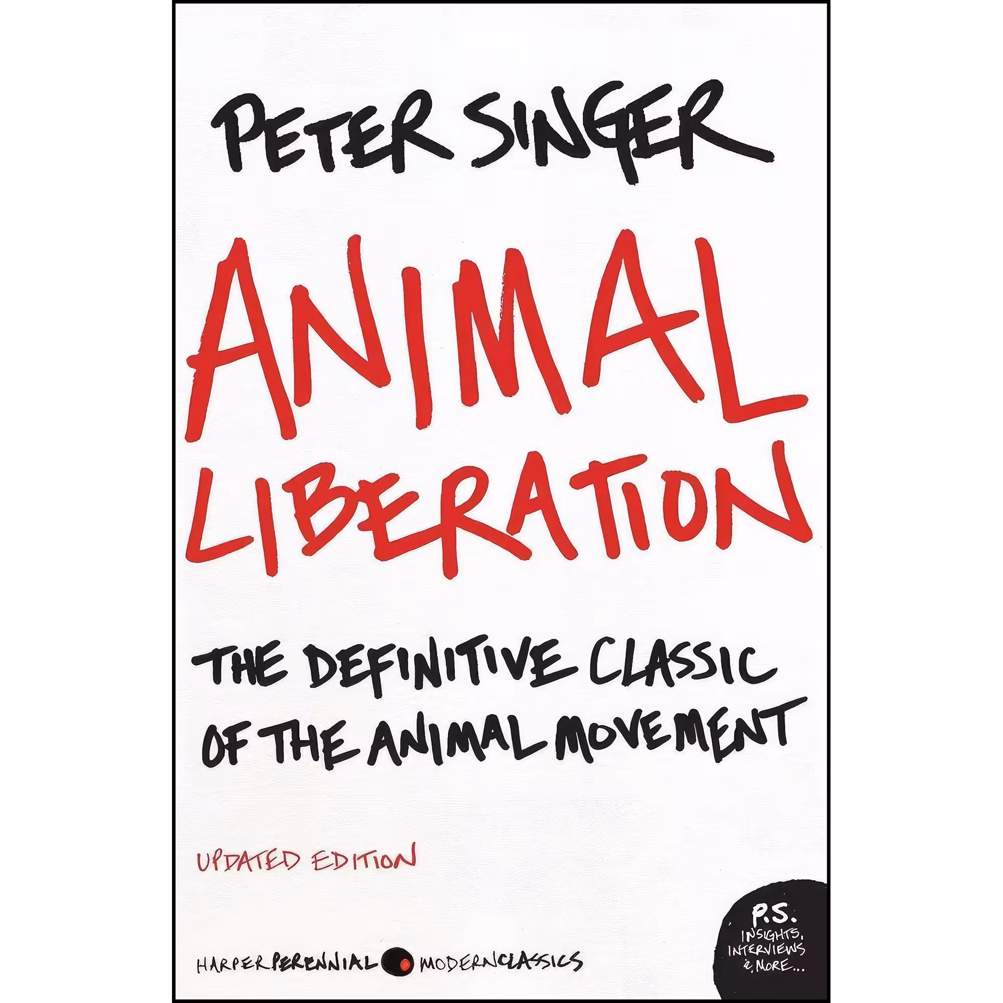 کتاب زبان اصلی Animal Liberation اثر Peter Singer