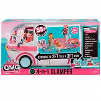 ماشین 4 در 1 LOL Surprise سری OMG مدل Glamper Fashion Camper