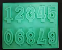 قالب سیلیکون اعداد لاتین برای شمع سازی و شـــکــــلات