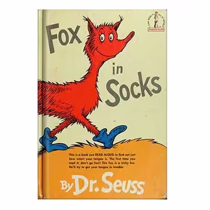 خرید و دانلود نسخه کامل کتاب Fox in Socks by Dr. Seuss
