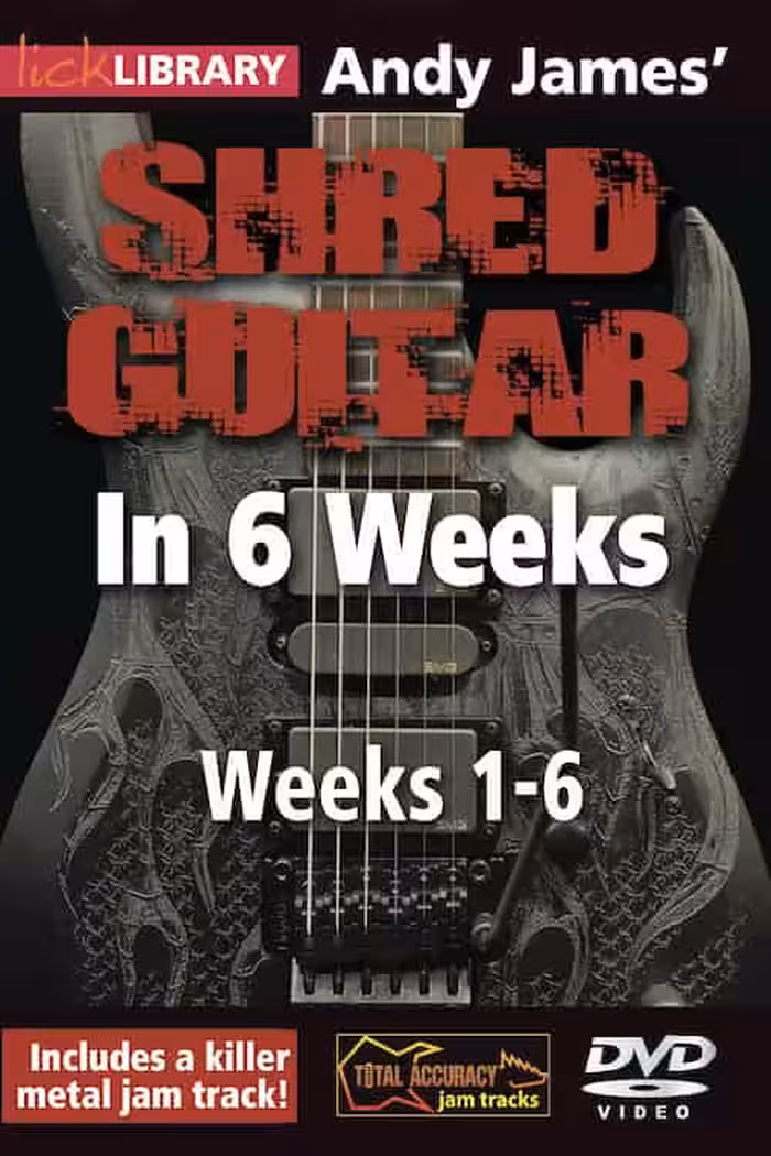 Learn Shred Guitar in 6 Weeks – Week 1-6 complete