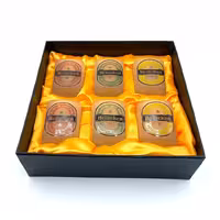 ست هدیه کاپ قهوه 6عددی سفید مات مدل مربع طرح هنیکن کد 710065