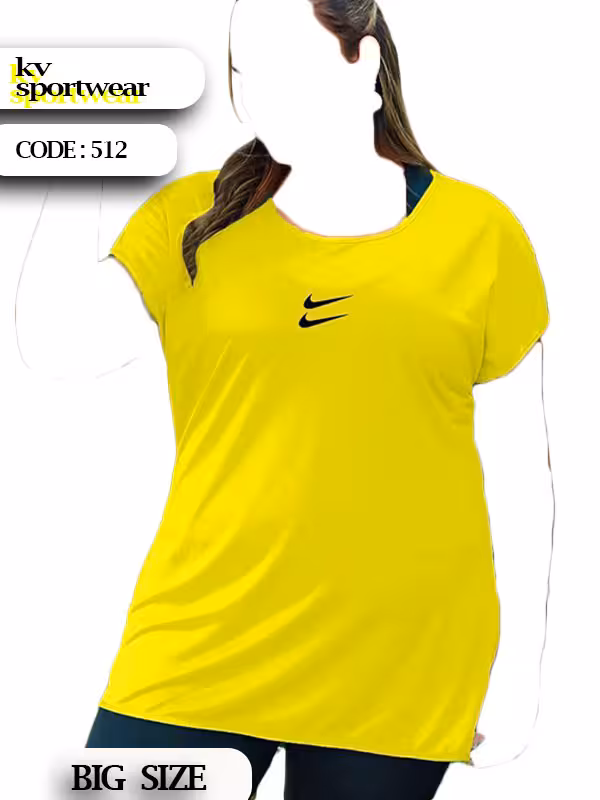 تیشرت سایز بزرگ ورزشی زنانه Nike Air کد 004