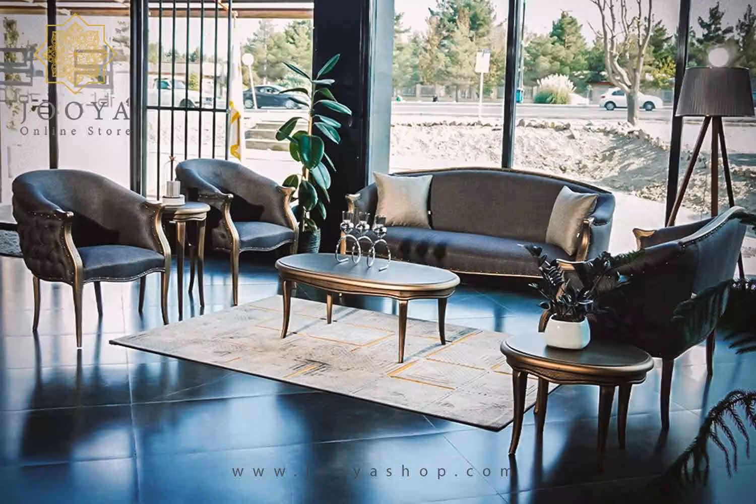 ست هفت نفره مبل نئوکلاسیک لنا