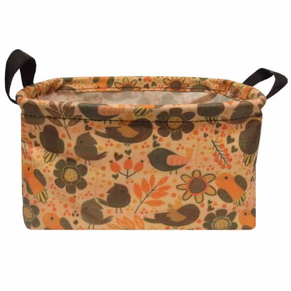 میلان باکس دسته دار طرح گل و پرنده بزرگ