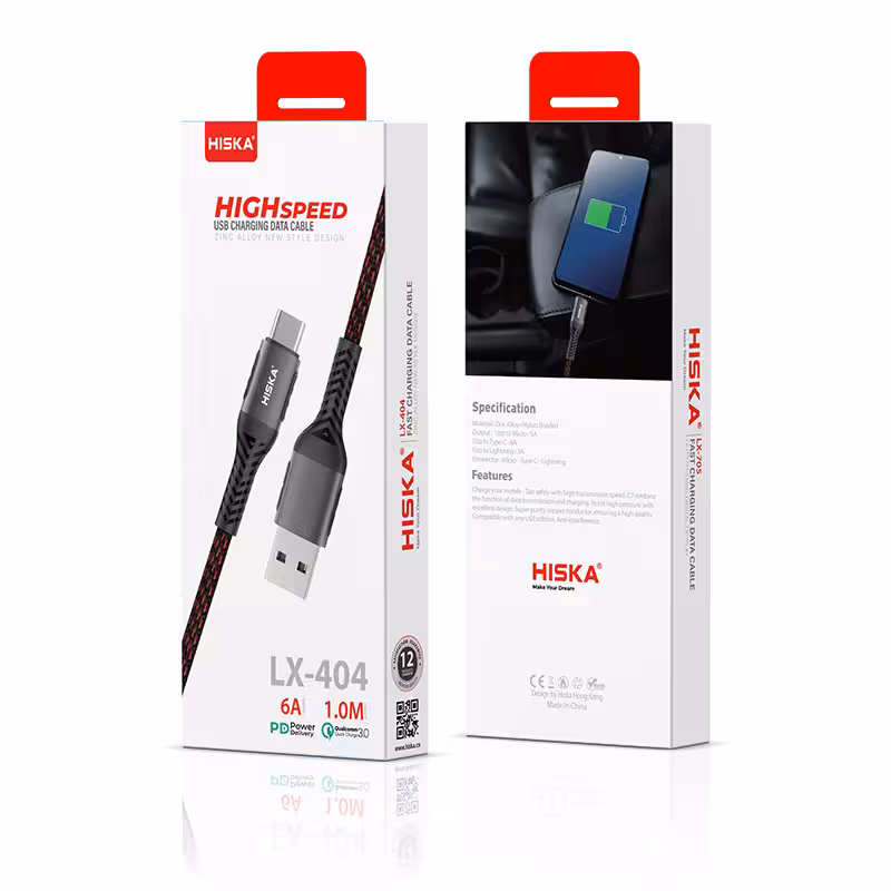 کابل تبدیل USB به MicroUSB هیسکا مدل LX-404 طول 1 متر