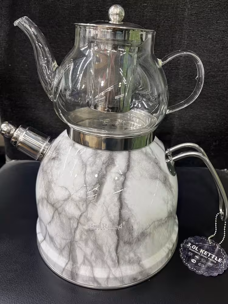 ست کتری و قوری هاوس رولند مدل HR785-4 طرح سنگ