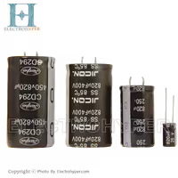 خازن الکترولیت 820 میکروفاراد