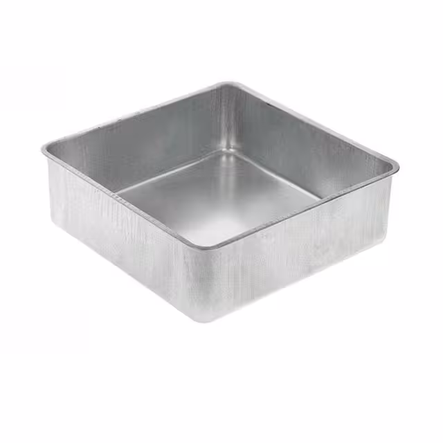 قالب کیک چهارگوش مربعی مدل موج 25 سانتی متری کد k8