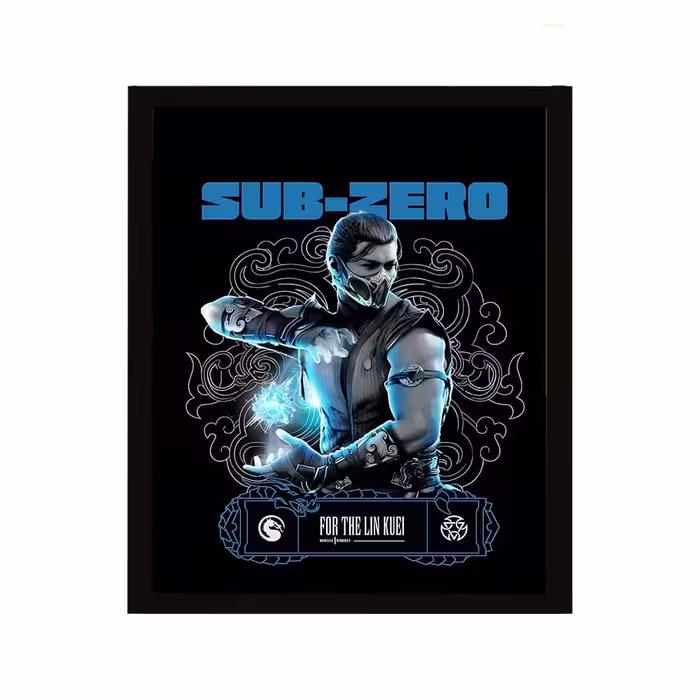 تابلو گیمینگ  35×45 طرح – SUBZERO