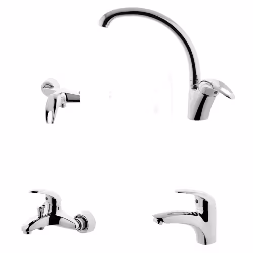 ست شیرآلات البرز روز مدل مرجان