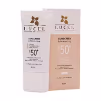 کرم ضد آفتاب و مرطوب کننده SPF50 پوست چرب و ضد آکنه لوسل 50 میل LUCEL