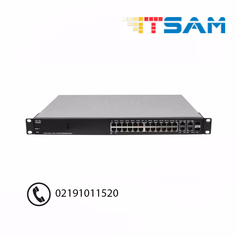 سوئیچ سیسکو مدل SF300-24MP