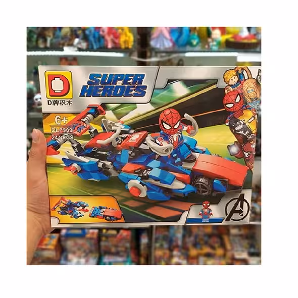 لگو مرد عنکبوتی با ماشین سایز بزرگ LEGO SUPER HEROES