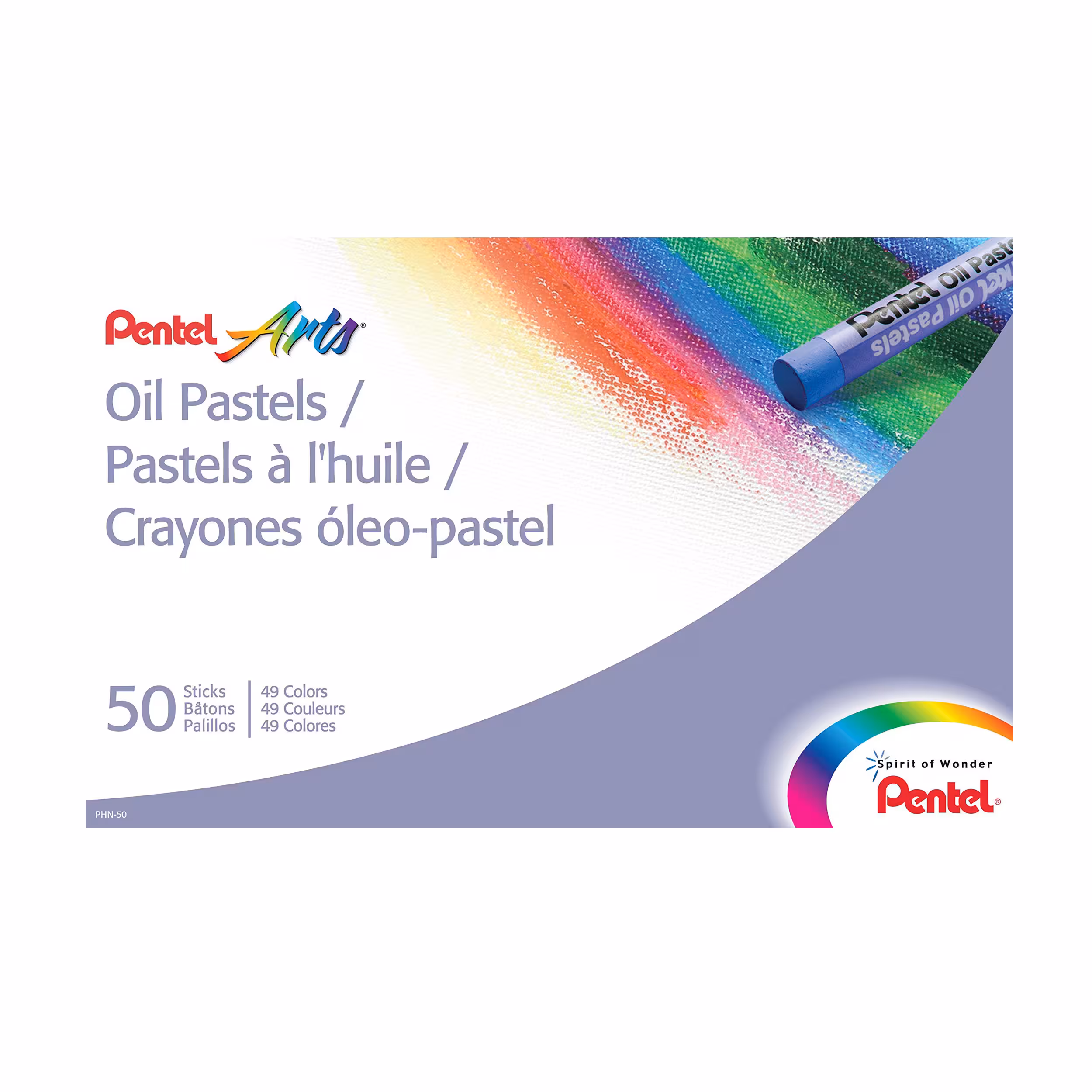 پاستل روغنی 50 رنگ پنتل