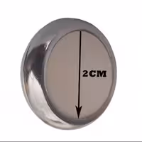 دستگیره کمد کشو کابینت بسته 10 عددی از جنس پلاستیک رنگ نقره ای