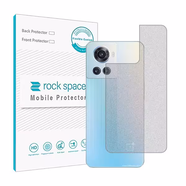 گلس محافظ پشت گوشی وان پلاس 10R مدل نانو هیدروژل مات برند راک اسپیس کد21305S