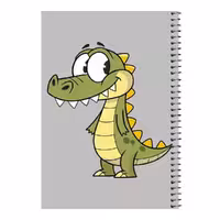 دفتر مشق 80 برگ اس جی مدل تمساح بامزه