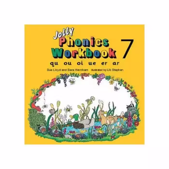 جولی فونیکس ورک بوک 7 | کتاب انگلیسی Jolly Phonics workbook 7