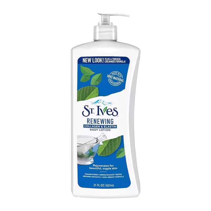 لوسیون بدن سینت ایوز عصاره کلاژن و الاستین ST.IVES