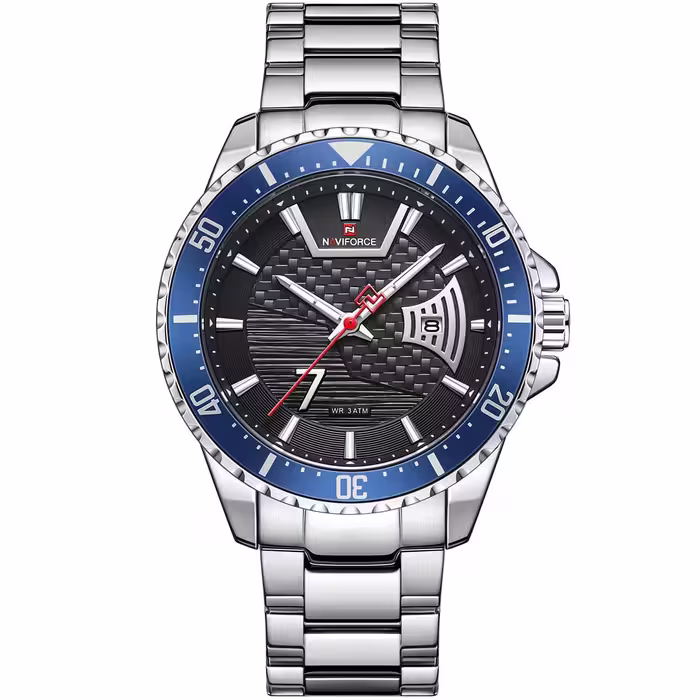 ساعت مچی مردانه ناوی فورس 9191 naviforce watch nf9191s/b/be ساعت هوشمند ساعت جی شاک نیوی فورس 9191