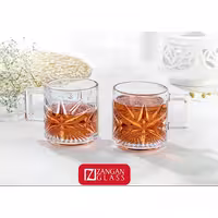 نیم لیوان کاسپین زنگان مجموعه 6 عددی