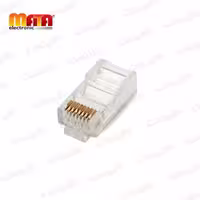 سوکت شبکه Cat6 UTP شانه دار متا الکترونیک Mata electronic