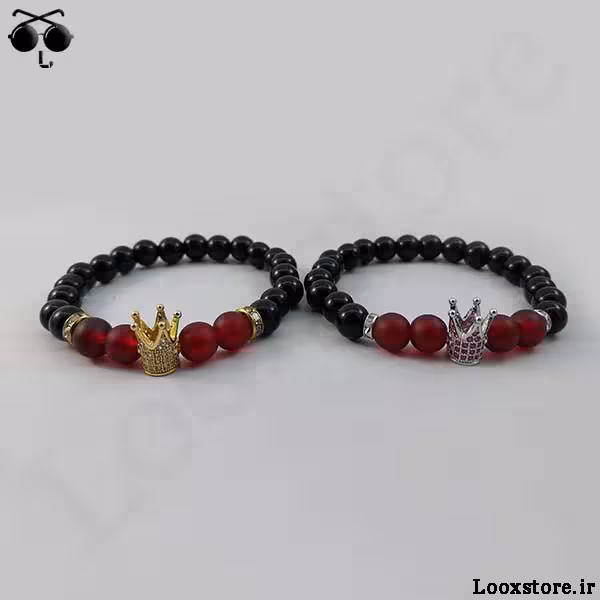 دستبند حرفه ای تاج فول نگین سواروسکی