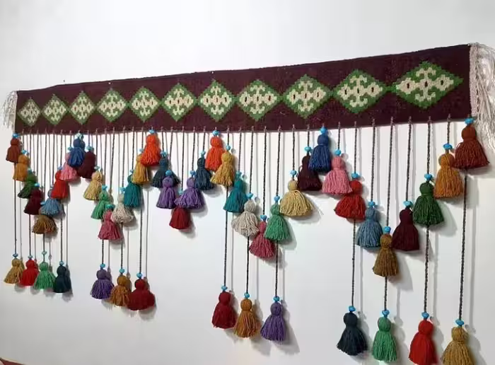 سردری گلیمی پشمی کد 10380