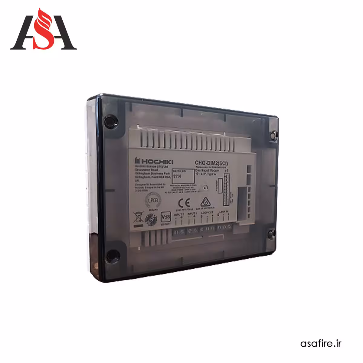 ماژول 2 ورودی آدرس پذیر Hochiki مدل CHQ-DIM2(SCI)