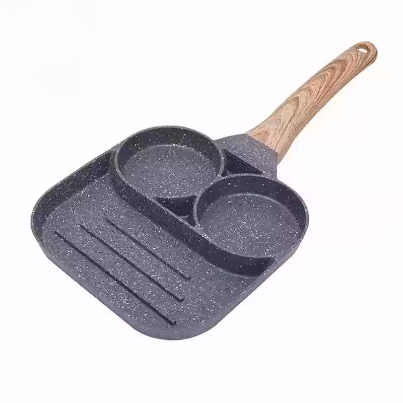 تابه چدن مدل 3 خانه
