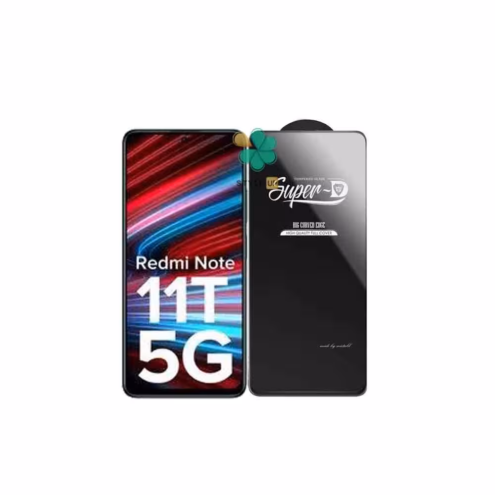 گلس گوشی شیائومی Xiaomi Redmi Note 11T 5G تمام صفحه Super D