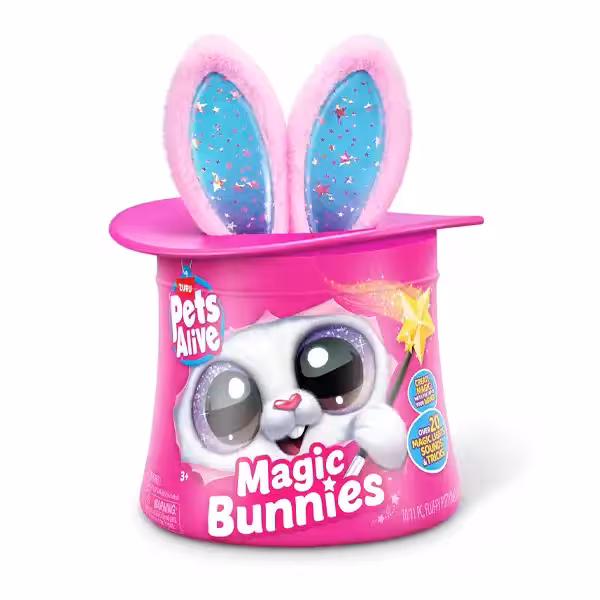 عروسک Pets Alive مدل Magic Bunnies صورتی