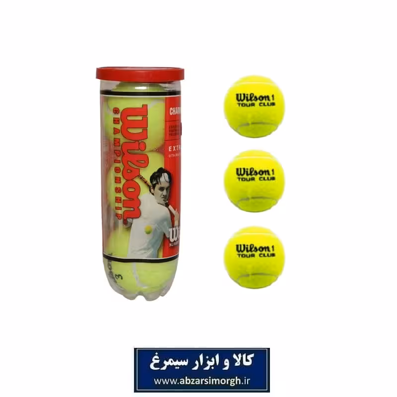 توپ تنیس Wison 1 Tour Club ویلسون 3 عددی VTT-004