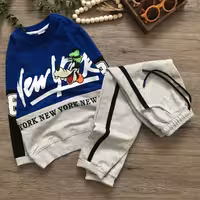 ست بلوز و شلوار پسرانه و دخترانه پاییزه با ارسال رایگان  هود و شلوار  دورس بچگانه سویشرت لباس بچگانه 