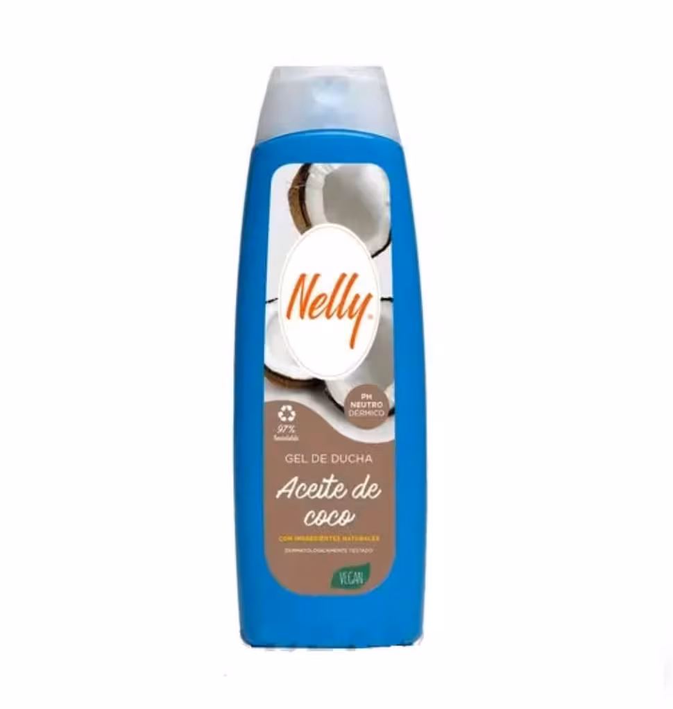 شامپو بدن گیاهی نلی با رایحه روغن نارگیل 600ml