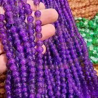 گلس بنفش رنگ سال 100مهره کد19