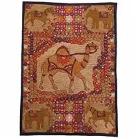 رومیزی سوزن دوزی ابریشم دیوار کوب کد GHAAB32