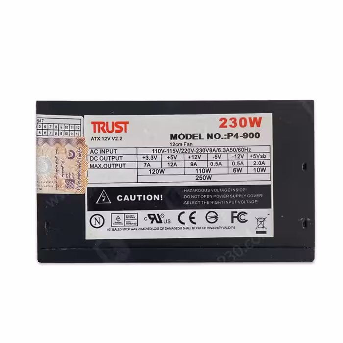 پاور  تراست 230 وات مدل Trust P4-900  230W (استوک)