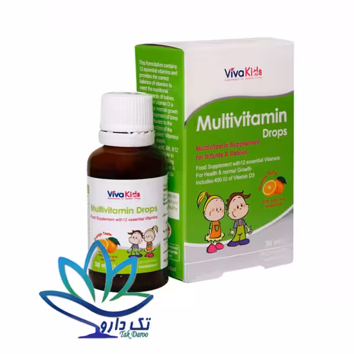 قطره مولتی ویتامین ویواکیدز 30 میلی لیتر